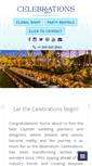 Mobile Screenshot of celebrationsltd.com