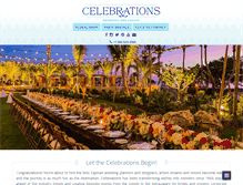 Tablet Screenshot of celebrationsltd.com